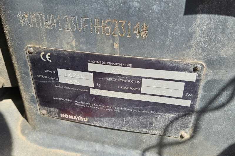 OmecoHub - Immagine KOMATSU WA70-7